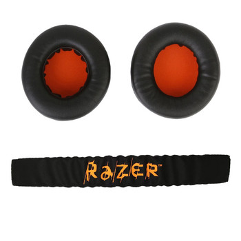 Ανταλλακτικά μαξιλαράκια αυτιών Μαξιλάρια ωτοασπίδων Earpads Headband για Razer Kraken Pro 7.1 ή Electra Gaming Headphone