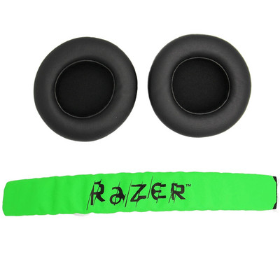 Резервни подложки за уши Възглавнички за наушници Подложки за уши Лента за глава за геймърски слушалки Razer Kraken Pro 7.1 или Electra