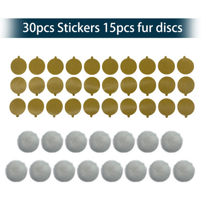 Krzneni mekani omoti za višekratnu upotrebu s naljepnicom koji štite od vjetra i kamuflažu za Lavalier mikrofone