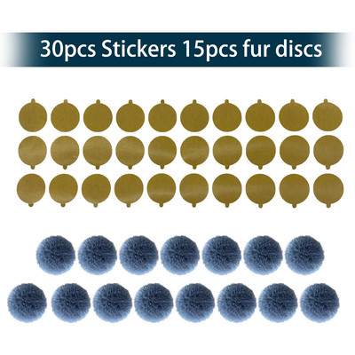 Krzneni mekani omoti za višekratnu upotrebu s naljepnicom koji štite od vjetra i kamuflažu za Lavalier mikrofone