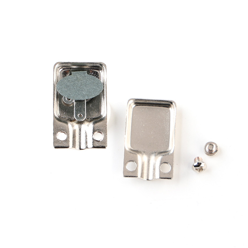 1/4 mono 6,35 mm elektroforetski crni poklopci Pravokutni utikač presvučen šipkom za gitaru (2kom)