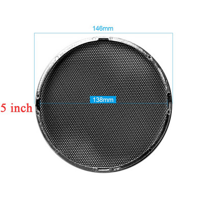 AIYIMA 2Pcs Audio zvučnici Zaštitna mrežasta mrežasta rešetka 1/2/3/4/5/6.5 inča Zaštitna navlaka za DIY pribor za zvučnike