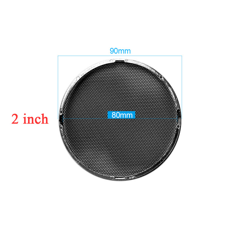 AIYIMA 2Pcs Audio zvučnici Zaštitna mrežasta mrežasta rešetka 1/2/3/4/5/6.5 inča Zaštitna navlaka za DIY pribor za zvučnike
