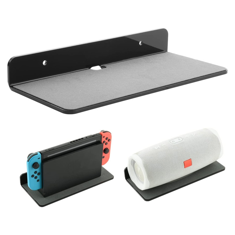 Raft de perete Suport difuzor Raft de afișare pentru jucării Raft pentru difuzor plutitor din acril Suporturi de afișare pentru jucării cu montaj plutitor mic