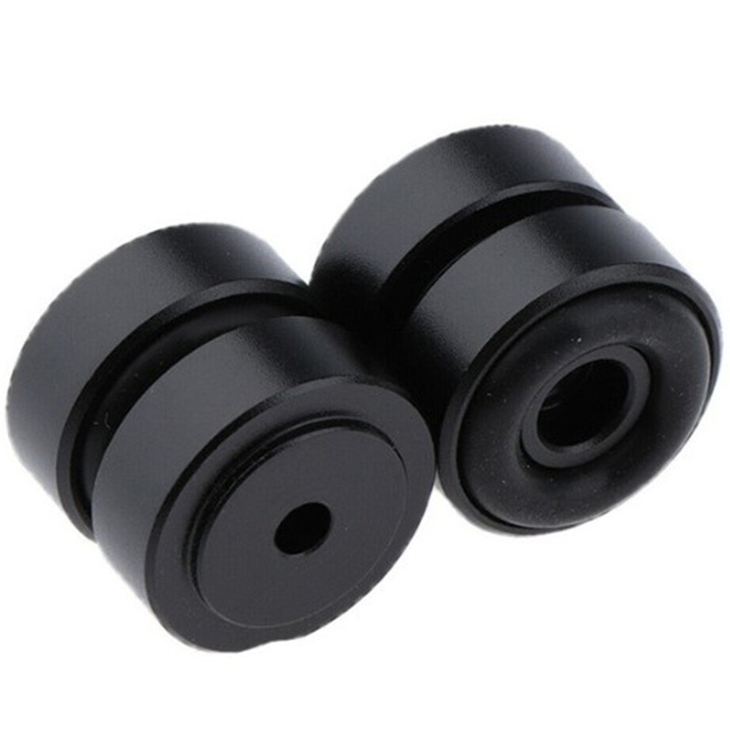 8 bucăți/set difuzor din aluminiu negru CD player plată turnantă amplificator radio picioare suport covoraș suport dulap bază izolare