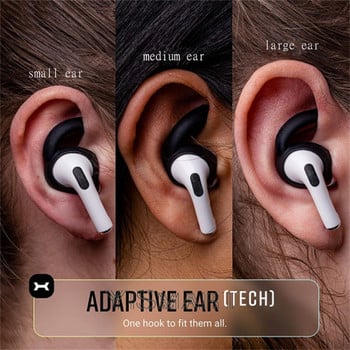 Sport Ear Hooks Ακουστικά για Apple AirPods 3 Generation Ear Covers Ear Tips Αντιολισθητική Χαμένη μαλακή λαβή αυτιού σιλικόνης για AirPods 3td