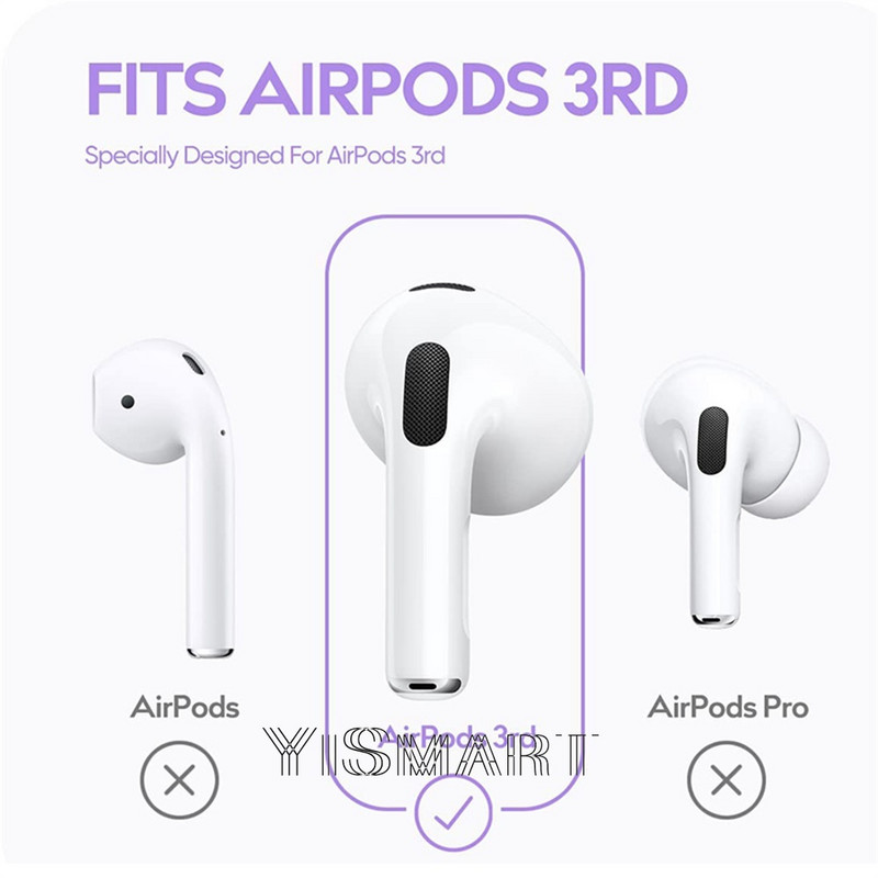 Sportske kukice za uši Slušalice za Apple AirPods 3 Generation Navlake za uši Nastavci za uši Anti Slip Lost Mekana silikonska ručka za uši za AirPods 3td