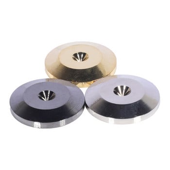 8 τεμ. 25x5mm Universal κράμα αλουμινίου Ηχείο Spikes Pads Ηχείο Shock Base Pad Isolation Πόδια βάσης Κώνος Πατάκια Βάσης Δίσκος δαπέδου