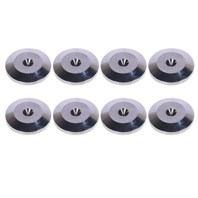 8 buc. 25x5mm, universal din aliaj de aluminiu, tampoane cu vârfuri pentru difuzor, suport pentru bază de șoc, suport de izolare, picioare, covorașe de bază, disc de podea