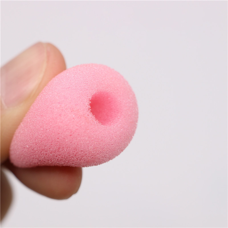 10 pakiranja slušalica s reverom, mikrofon, vjetrobransko staklo, mikrofon, spužvasta pjenasta navlaka, mini veličina, Lavalier mikrofon, vjetrobransko staklo, ružičasta