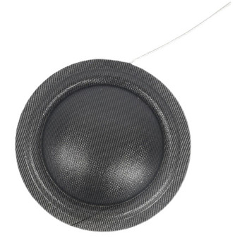 20,4mm Voice Coil Black Horn Tweeter Silk Diaphragm Film Treble Round Frame 20,4mm Core Speaker Repairs Parts