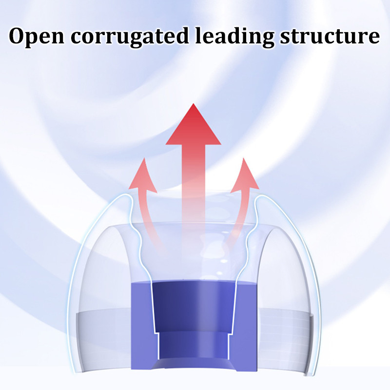 Univerzalni lateks vrhovi za uši za Sennheiser Corrugated Earplug Antialergijski čepići za uši za SONY/HUAWEI/APPLE/XIAOMI/Samsung/AKG