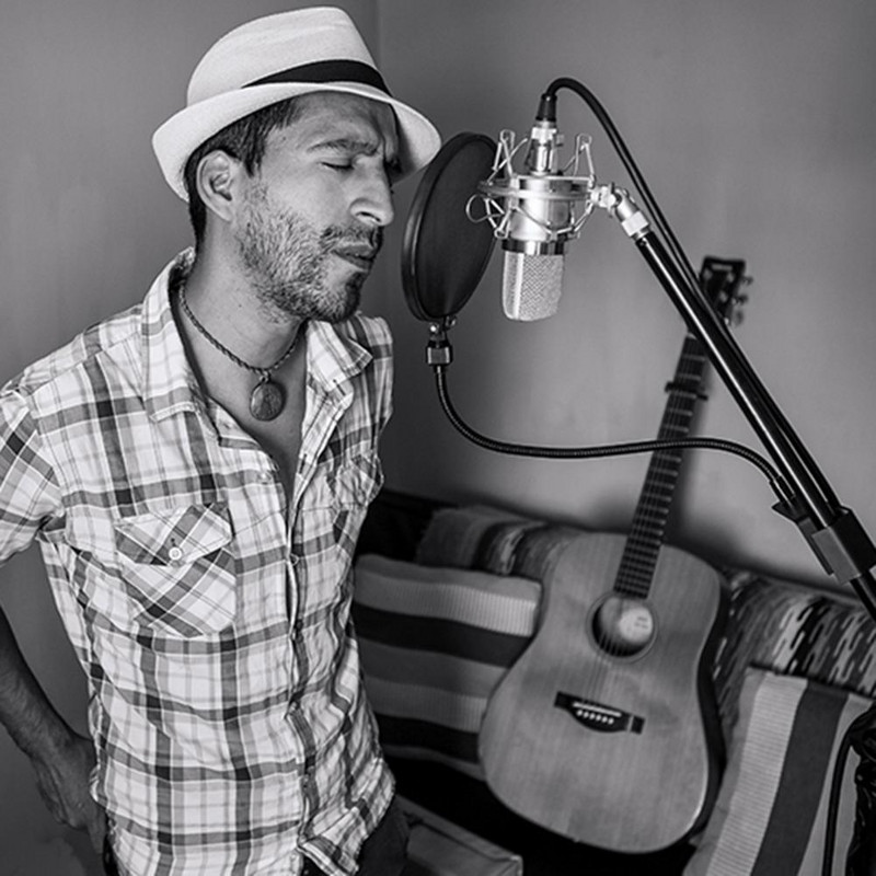 Praktičan MIC Pop Filter Metalni Gooseneck MIC Filter Nosač Praktični Kondenzator za smanjenje eksplozije MIC Pop Filter Pouzdan