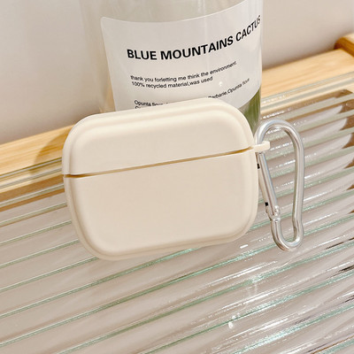 Mat prozirna torbica za slušalice za Apple AirPods 1 2 3 Pro Privjesak za ključeve Prozirna maska za Air Pods Kutija za punjenje slušalica AirPod