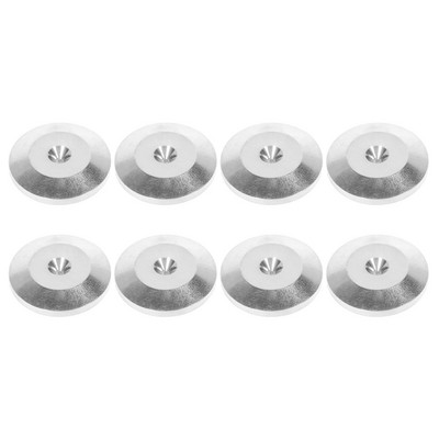 8 τεμ. 25x5mm Universal κράμα αλουμινίου Ηχείο Spikes Pads Ηχείο Shock Base Pad Isolation Πόδια βάσης Κώνος Πατάκια Δάπεδο C7AB