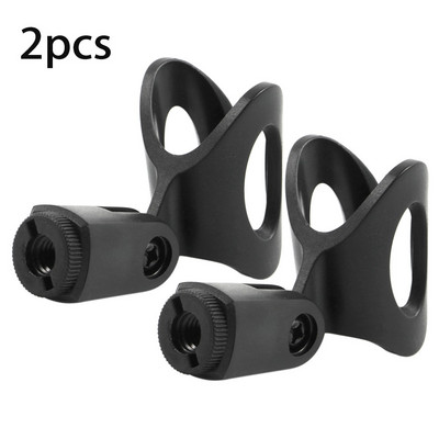 2 kom Fleksibilna kopča za mikrofon U-oblika Ručna bežična žičana stezaljka za mikrofon Stalak Dodaci 3/8 vijak Držač za mikrofon