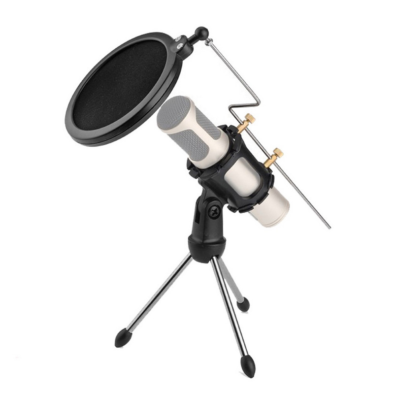 Novi stolni podesivi držač za tronožac mikrofona, držač stalka za mikrofon s filtrom