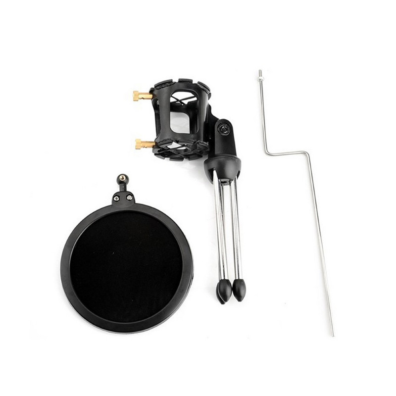 Novi stolni podesivi držač za tronožac mikrofona, držač stalka za mikrofon s filtrom