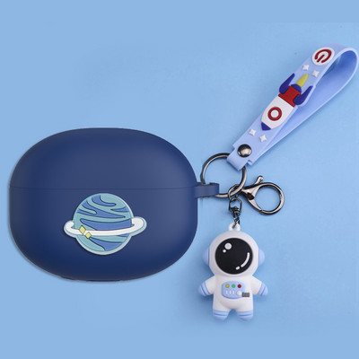 Sony Ambie AM-TW01 Case Cartoon Astronaut / Cute Animal szilikon Bluetooth fülhallgató-tokhoz.