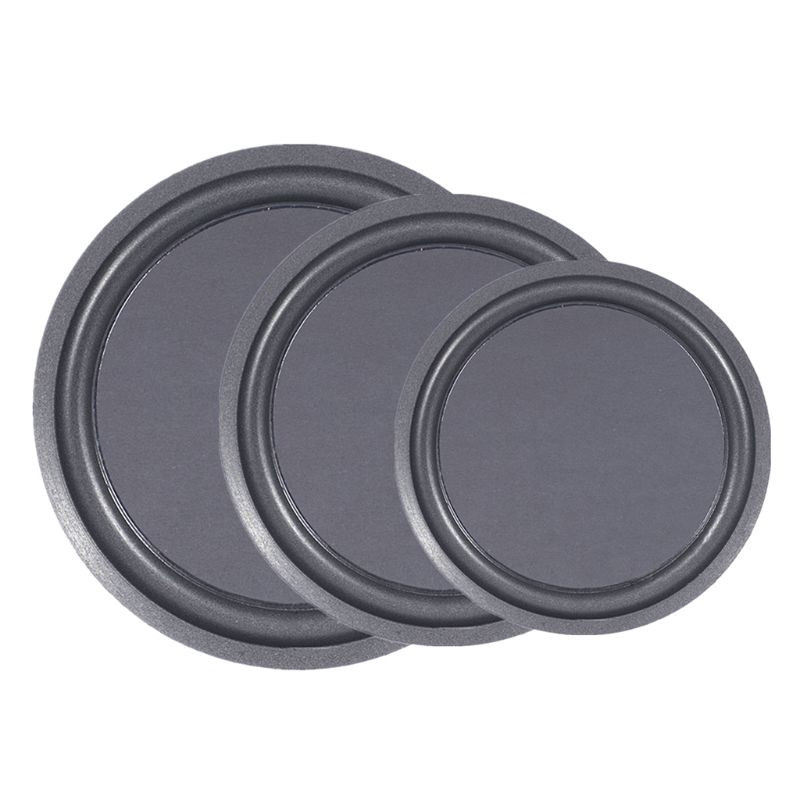 2Pcs Woofer zvučnik Pasivni radijator 5/6.5/8 inča Spužvasti rub Membrana Pomoćna bas vibracijska membrana