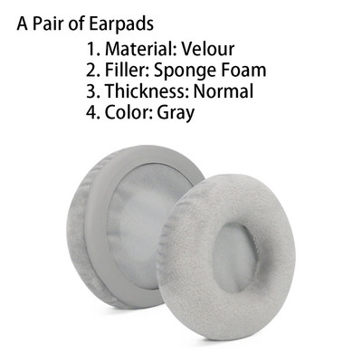 Velúr fülpárnák Sony MDR-RF6500 MDR RF6500 fejhallgató csere fülhallgató fülpárnához