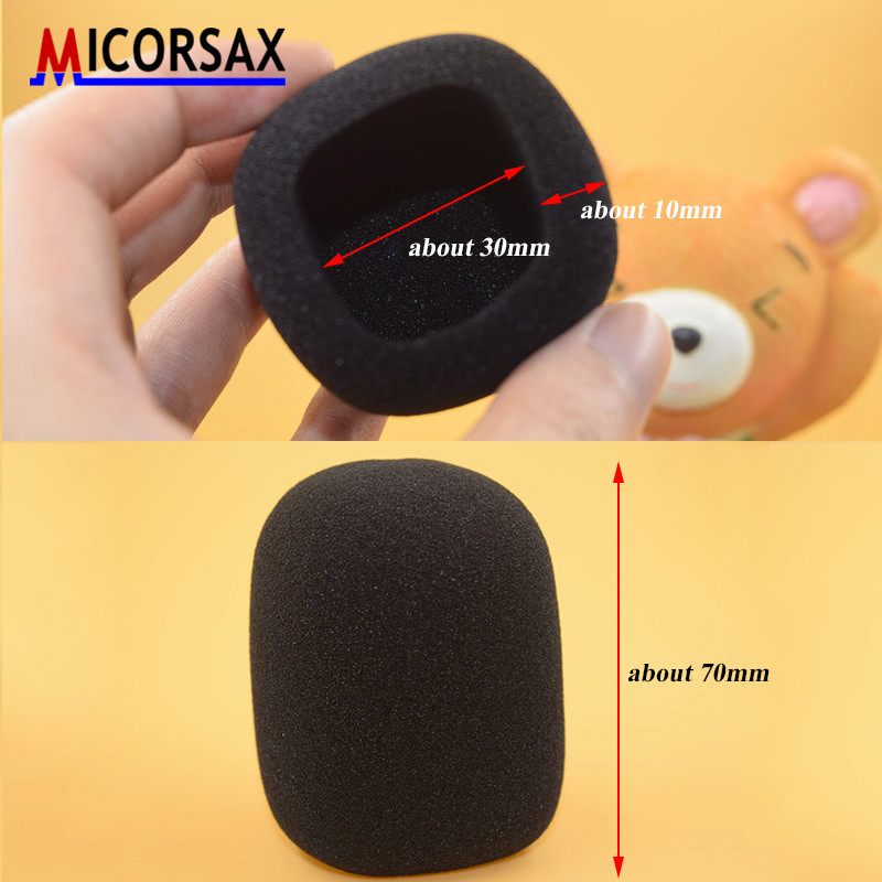 Kiváló minőségű tartozékok Mikrofon Vastag hab dedikált szivacsborítás Szélálló Permetálló Permetezésgátló sapka mikrofonhoz Védő