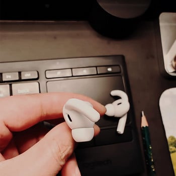 Άγκιστρα αυτιών σιλικόνης για AirPods Pro 2 Προστατευτική θήκη Αθλητικά Συμβουλές αυτιών Καλύμματα Anti Lost Earhooks Αξεσουάρ ακουστικών Bluetooth