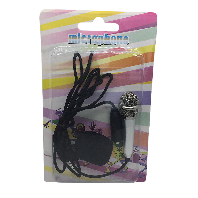 Mini karaoke mikrofon za mobilni telefon, prijenosni instrument za snimanje vokalnog pjevanja s 3,5 mm priključkom, mikrofon za prijenosno računalo