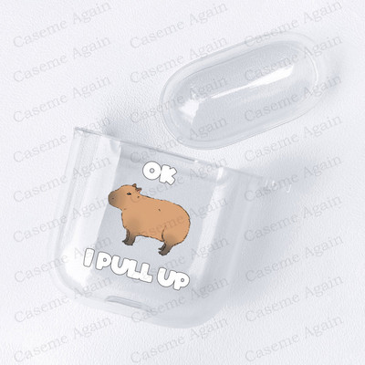 Funny Capybara Meme Case za Apple Airpods Pro 2 1 3 Zaštita otporna na udarce Air Pods Kutija za slušalice Mekana silikonska maska Funda Coque