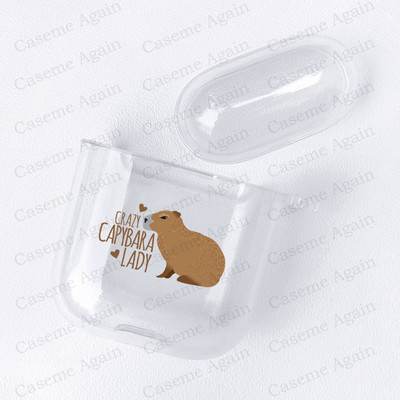 Funny Capybara Meme Case za Apple Airpods Pro 2 1 3 Zaštita otporna na udarce Air Pods Kutija za slušalice Mekana silikonska maska Funda Coque