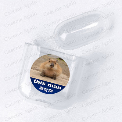 Funny Capybara Meme Case za Apple Airpods Pro 2 1 3 Zaštita otporna na udarce Air Pods Kutija za slušalice Mekana silikonska maska Funda Coque