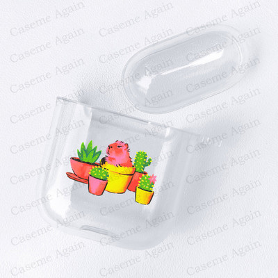 Funny Capybara Meme Case za Apple Airpods Pro 2 1 3 Zaštita otporna na udarce Air Pods Kutija za slušalice Mekana silikonska maska Funda Coque