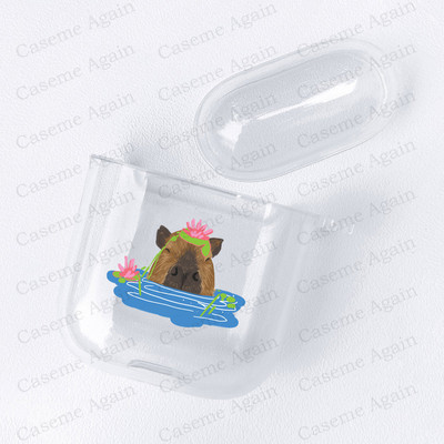 Funny Capybara Meme Case za Apple Airpods Pro 2 1 3 Zaštita otporna na udarce Air Pods Kutija za slušalice Mekana silikonska maska Funda Coque