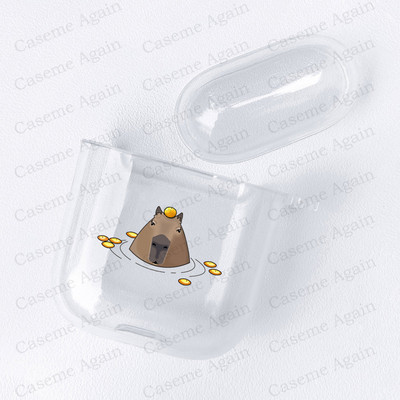 Funny Capybara Meme Case za Apple Airpods Pro 2 1 3 Zaštita otporna na udarce Air Pods Kutija za slušalice Mekana silikonska maska Funda Coque