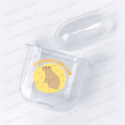 Funny Capybara Meme Case za Apple Airpods Pro 2 1 3 Zaštita otporna na udarce Air Pods Kutija za slušalice Mekana silikonska maska Funda Coque