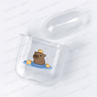 Funny Capybara Meme Case za Apple Airpods Pro 2 1 3 Zaštita otporna na udarce Air Pods Kutija za slušalice Mekana silikonska maska Funda Coque
