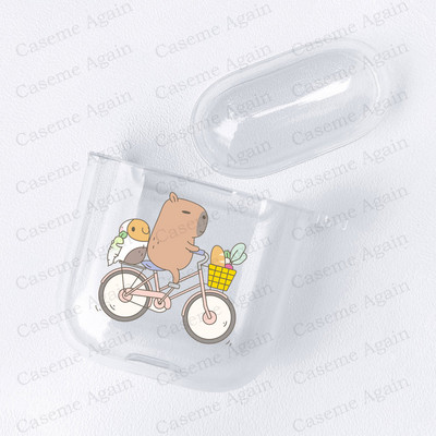 Funny Capybara Meme Case za Apple Airpods Pro 2 1 3 Zaštita otporna na udarce Air Pods Kutija za slušalice Mekana silikonska maska Funda Coque