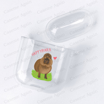 Funny Capybara Meme Case za Apple Airpods Pro 2 1 3 Zaštita otporna na udarce Air Pods Kutija za slušalice Mekana silikonska maska Funda Coque