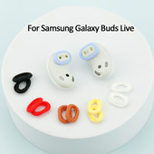 2 pāri mīksta silikona austiņu vāciņš priekš Samsung Galaxy Buds Live Bluetooth austiņu ausu aizbāžņu nomaiņas mīkstās gumijas austiņas