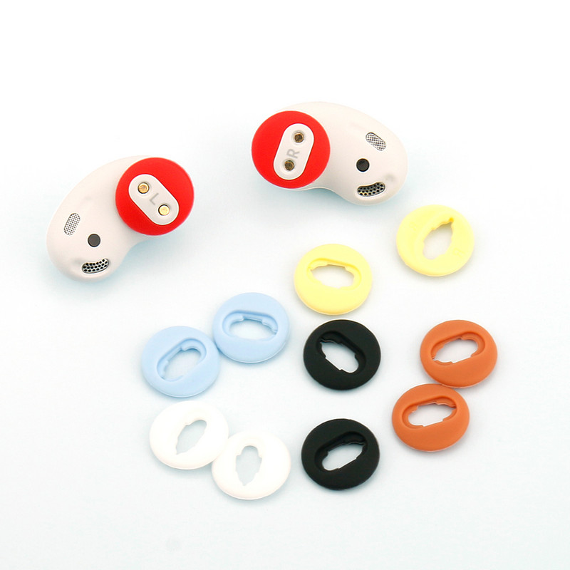 2 pāri mīksta silikona austiņu vāciņš priekš Samsung Galaxy Buds Live Bluetooth austiņu ausu aizbāžņu nomaiņas mīkstās gumijas austiņas