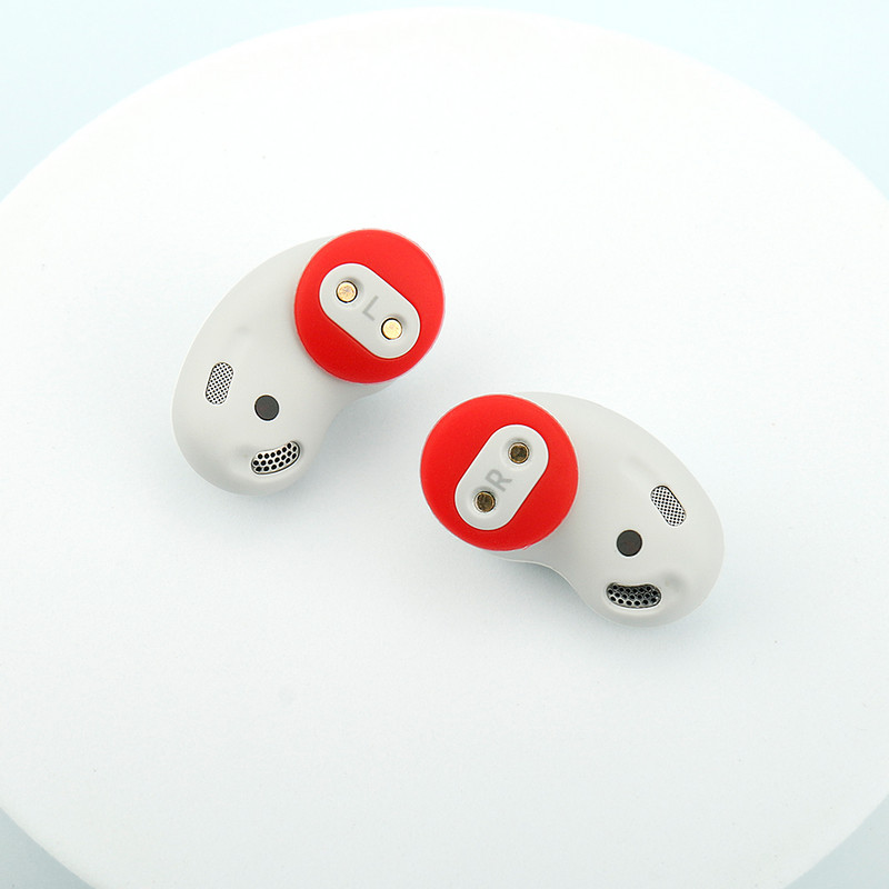 2 pāri mīksta silikona austiņu vāciņš priekš Samsung Galaxy Buds Live Bluetooth austiņu ausu aizbāžņu nomaiņas mīkstās gumijas austiņas