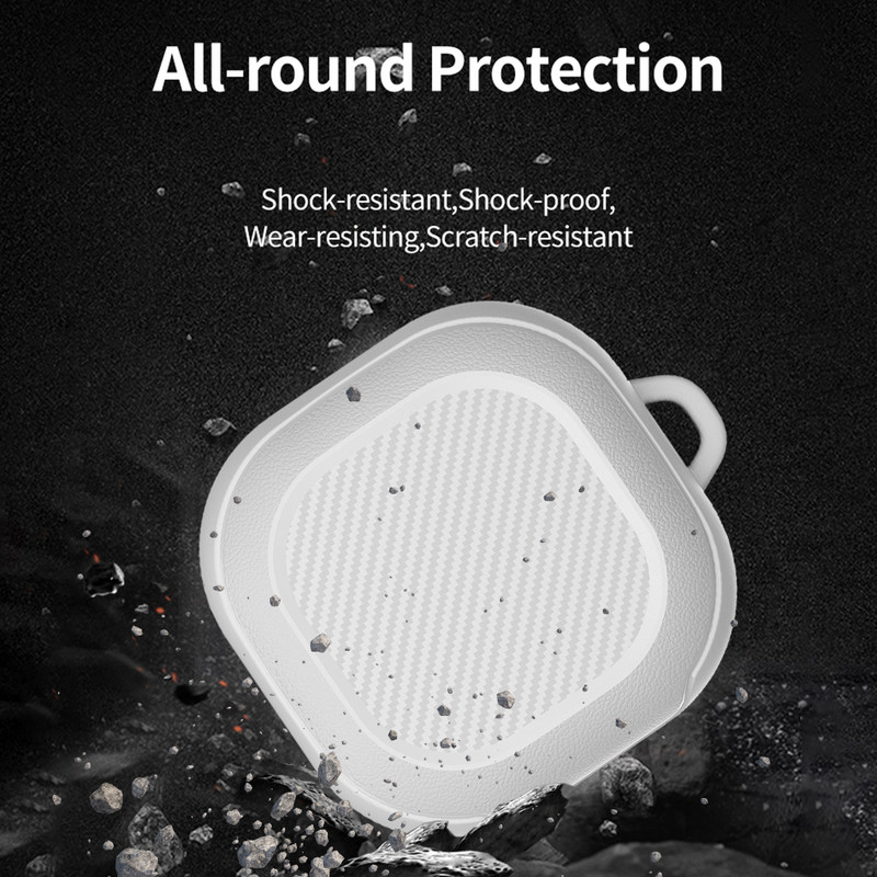 Austiņu aizsargmaciņa vāciņš priekš Samsung Galaxy Buds Pro CaseBuds Live Buds 2 TPU putekļu necaurlaidīgs, izturīgs pārnēsāšanas apvalks