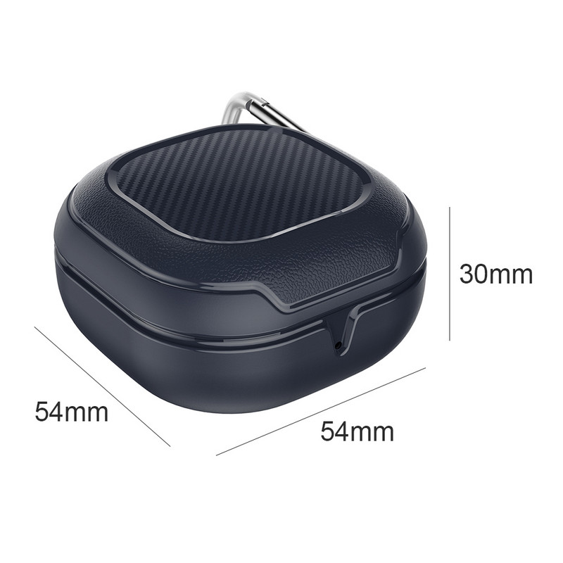 Austiņu aizsargmaciņa vāciņš priekš Samsung Galaxy Buds Pro CaseBuds Live Buds 2 TPU putekļu necaurlaidīgs, izturīgs pārnēsāšanas apvalks