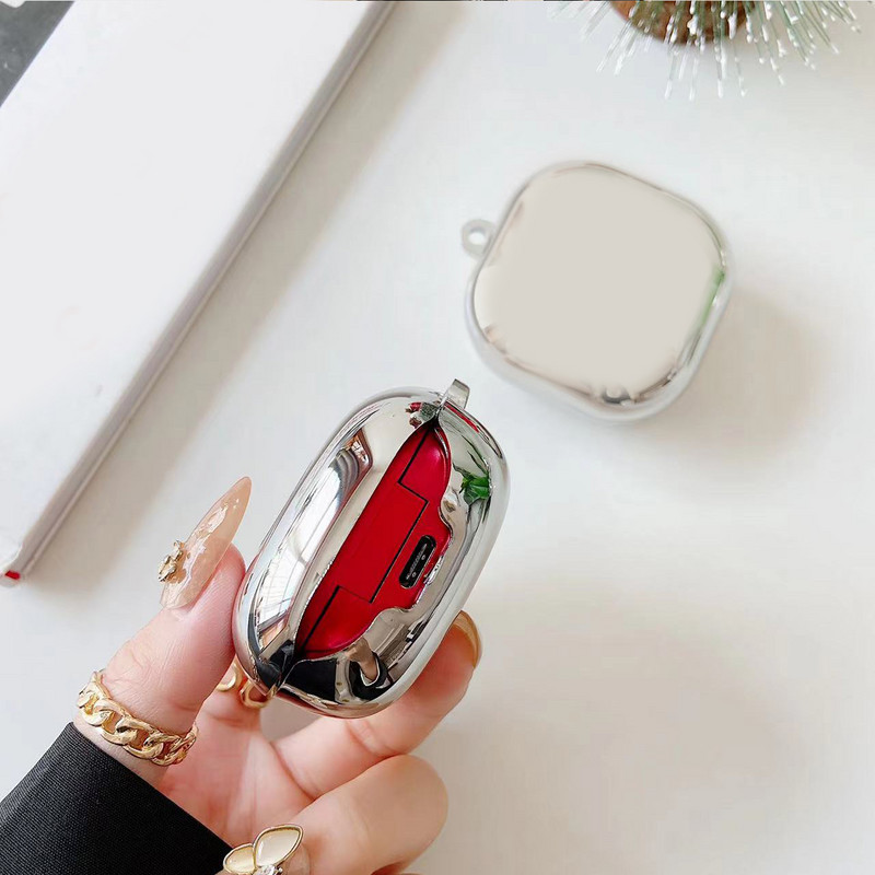 Samsung Galaxy buds 2 / buds live/ buds PRO ar kulonu, mīkstu pārklājumu austiņu vāciņam Cute Butterfly Hearphone Box maciņš