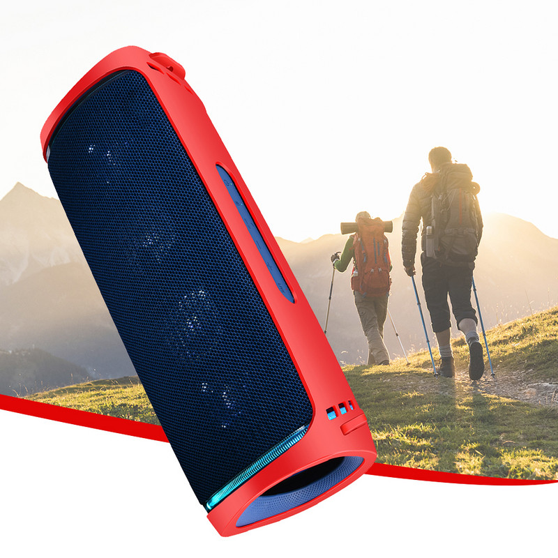 Vízálló hordtáska, állítható pánt szilikon Bluetooth-kompatibilis hangszórótok, hordozható leesésgátló SONY SRS-XB43 készülékhez