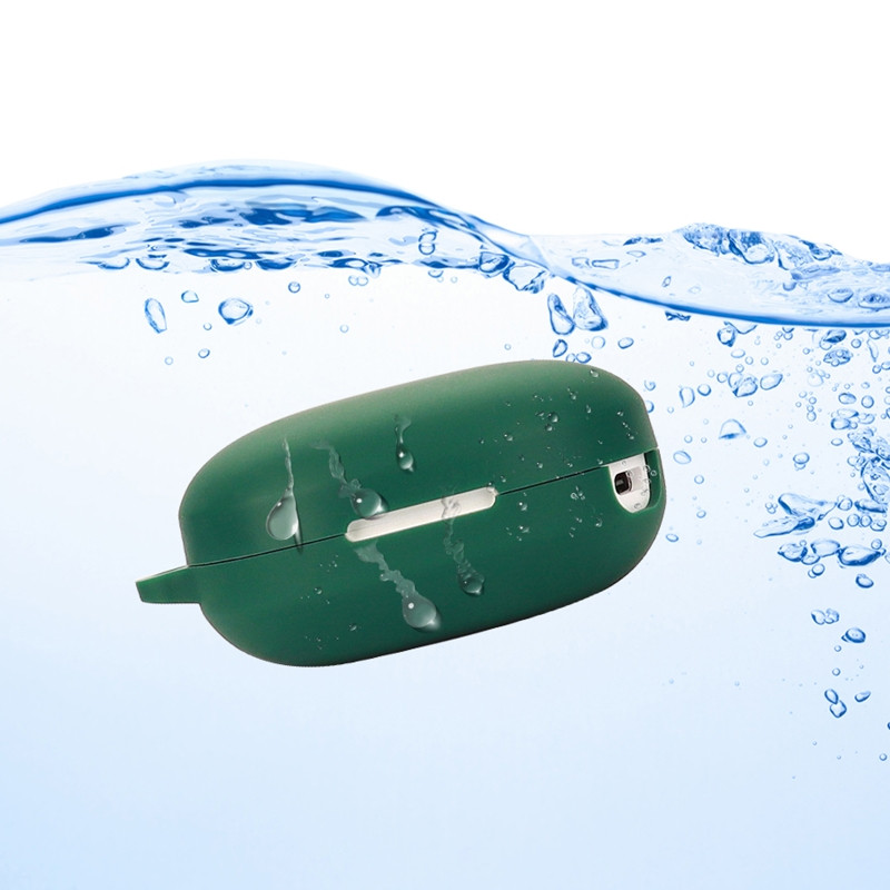 Minkštas silikoninis nešiojimo dėklas, atsparus smūgiams Haylou MoriPods ANC ausinių aukštos kokybės dangtelis