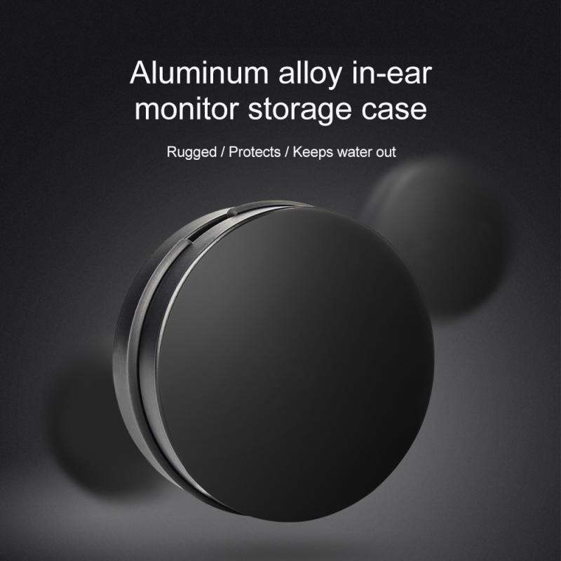 Căști intraauriculare din aliaj de aluminiu TRN, accesorii portabile, rezistente la apă, geantă de depozitare pentru căști, cutie pentru căști, dropship