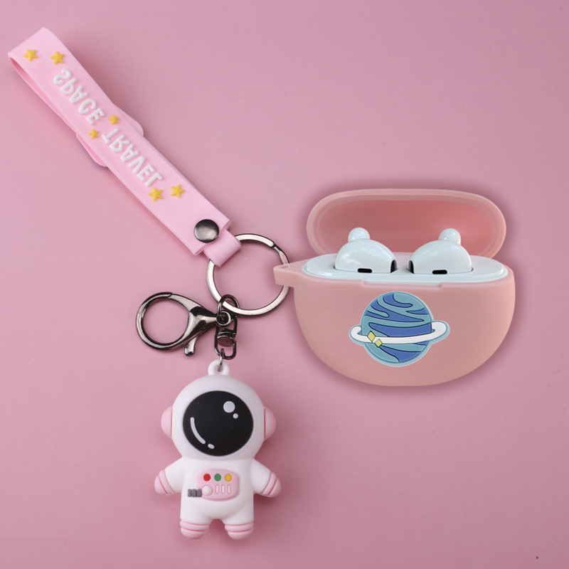 Za OPPO Enco Free 2 slučaj Zaštitna maska za slušalice s crtićem za OPPO air /Enco X Silikonska bežična Bluetooth torbica za slušalice