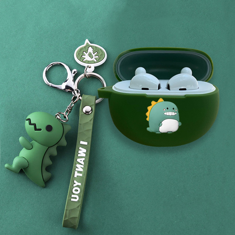 Za OPPO Enco Free 2 slučaj Zaštitna maska za slušalice s crtićem za OPPO air /Enco X Silikonska bežična Bluetooth torbica za slušalice