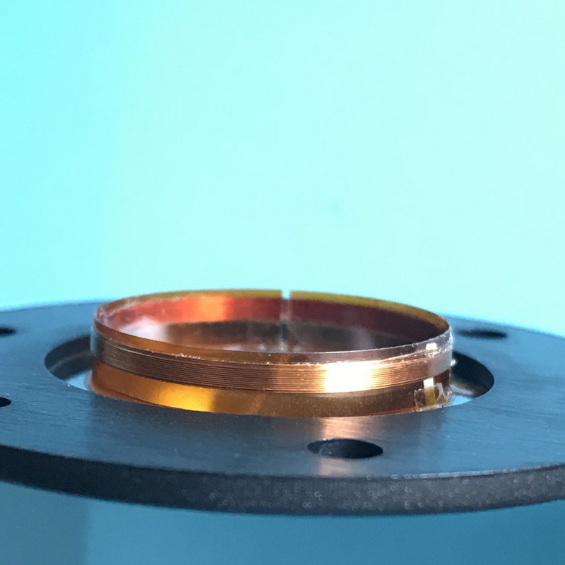 2PCS Titan film 25.4mm visokotonac Glasovna zavojnica 25.5 jezgre Svileni film Visokotonac zavojnica zvučnika 8OHM Popravak K-100ti K-79 Audio dijelovi DIY